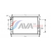 AVA Clever Choice Chladič motora AI2139