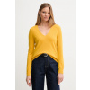 Vlnený sveter United Colors of Benetton 1002D401Y žltá XS