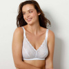 Zmenšujúca čipková podprsenka, bez kostíc biela 095 Blancheporte