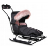 Detské kovové sánky s vakom 106/48/105 cm