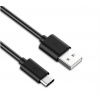 PremiumCord Kabel USB 3.1 C/M - USB 2.0 A/M, rychlé nabíjení proudem 3A, 1m, černá ku31cf1bk