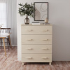 vidaXL Komoda HAMAR, medovo hnedá 79x40x103,5 cm, borovicový masív 340424