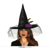Čarodejnícky klobúk s závojom