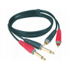 RCA kábel - jack 6,3 mm Klotz AT-CJ0300 3 m