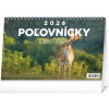 NOTIQUE Stolový Poľovnícky kalendár 2026, 23,1 x 14,5 cm