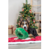 Trixie Xmas Vianočný veniec plyšová hračka pre psov s pískatkom 22 cm