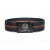 Opasok - Betlewski Brown, Navy Blue, Multi -Colored Strip - Men's Product (Pánsky pás Parciany Betlewski Jeansy CZ2/08/S)