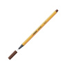 STABILO point 88 liner, popisovač s vrchnáčikom, šírka stopy 0,4mm, okrúhly hrot, farba hnedá 45