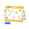 Tooky Toys Magnetická tabuľa obojstranná žltá