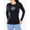 Funkčné tričko dámske Icebreaker Merino 200 Oasis LS Crewe POW - black