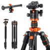 Statív K&F Concept s funkciou monopodu, rameno K234A7 s guľovou hlavou, 230 cm (KF09.087V6)