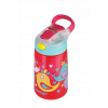 Contigo 420 ml ružová voda fľaša (BIDON PRE DETI CONTIGO GIZMO FLIP 420ML VTÁČKY)