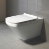 DURAVIT DuraStyle závesné WC s hlbokým splachovaním, 370 x 540 mm, biela + WC sedadlo so sklápacou automatikou (SoftClose), 45520900A1