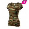MALFINI CAMO PURE C22 Tričko dámske C223313 S 33 camouflage brown