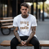 Fueled By Coffee And Country Music pánske tričko biele 3XS