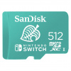 Sandisk Nintendo Switch micro SDXC 512 GB 100 MB/s A1 C10 V30 UHS-1 U4 - SANDISK 186522