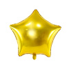 PartyDeco Fóliový balón Hviezda zlatá 48 cm