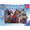 Ravensburger Puzzle: Spider-Man v akcii 3 x 49 dielikov