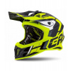 Prilba Cross Pro II Contra, Cassidy (žltá fluo / čierna / sivá / biela) Velikost: 2XL (63 až 64 cm)