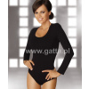 Gatta Dámske body s dlhým rukávom Gatta Ania 5530, Veľkosť XL, Farba čierna