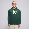 Nike S Kapucňou Mlb Logo Club Fleece Hood Oakland Ath Zelená EUR L
