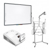 Mobilné komplety so zdvihom (interaktívna tabuľa, projektor, mobilný zdvih, kabeláž) Avtek TT-Board 80 Vivitek DW770UST Zdvíhací mechanizmus na kolieskach
