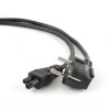 Gembird kábel napájací (C5), 3-Pin, VDE certifikovaný, 3 m, čierny PC-186-ML12-3M