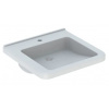 Geberit Selnova Comfort Square bezbariér. umýv. 55x52,5cm,otv.pre bat,bez prepadu,Biela GEB 500.786.00.7
