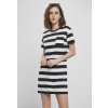 Ladies Stripe Boxy Tee Dress XS