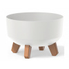 PROSPERPLAST Kvetináč GRACIA LOW 23,5 cm biely