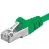 Premiumcord sp6asftp010G Patch, CAT6a S-FTP, RJ45-RJ45, AWG 26/7, 1m, zelený (sp6asftp010G)