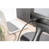 Digitus USB-C - HDMI kabelový adaptér, 1,8 m 4K/30 Hz, černý, kovový kryt