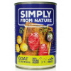 SIMPLY FROM NATURE Koza so zemiakmi 400 g mokré krmivo pre psov všetkých vekových kategórií 400 g