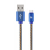 Gembird CC-USB2J-AMCM-1M-BL USB 2.0 AM na typ C (AM/CM), 1m, modrý (CC-USB2J-AMCM-1M-BL)