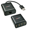 Predĺženie USB 2.0 cez TP do 60m, USB hub (4port), PoC (Power Over Cable)