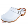 Klasické dámske dreváky PP1 biele - 39 [25,4 cm]