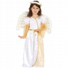 Kostým pre dievča - Kostým maskované šaty Angel Wing Dress 92/104 (Angel Costume Angel Jasełka Zlatý anjel 92/104)