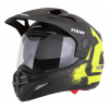 Enduro přilba Tour 2.0 Crew, Cassida (černá matná/žlutá fluo, vel. M)