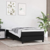 vidaXL Matrac s taštičkovými pružinami čierny 100x200x20 cm látka