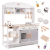 Dřevěná kuchyňka pro děti MDF MODERN CLASSIC s příslušenstvím 82 cm šedá