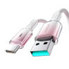 Joyroom S-A42 3A USB-A USB-C, 1,2m, bílý