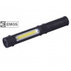 LED pracovná lampa EMOS 3W COB LED + 1 LED, na 3x AAA Farba tela: Modrá