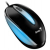 Genius DX-Mini / Myš, drátová, optická, 1000DPI, 3 tlačítka, USB, RGB LED, černá 31010025404