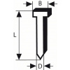 BOSCH Kolík so zápustnou hlavou 64-34 50 NR 50 mm, ušlachtilá ocel