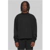 Light Terry Crew - black XL