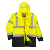 PORTWEST Bunda HiVis Executive S768 5v1, zateplená, reflexní POR-S768YBRL L Žlutá/černá