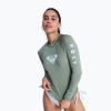 Dámske plavecké tričko longsleeve ROXY Whole Hearted oil green
