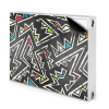 Dekoračný magnetický kryt na radiátor Graffiti 80x60 cm