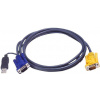Aten Kable KVM, 2m, čierna (2L5202UP)