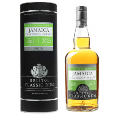 Bristol Classic Rum Jamaica Clarendon Estate 2011 Pot Still 47%, 0.7 L (darčekové balenie)